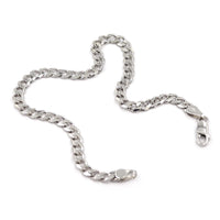 Ασημένια αλυσίδα χειρός σε σχέδιο κουρμέτ