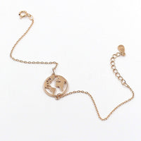 Ασημένιο βραχιόλι - Orange - Kosmima