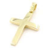 Χρυσός σταυρός 14 καράτια με αλυσίδα για βάπτιση αγοριού