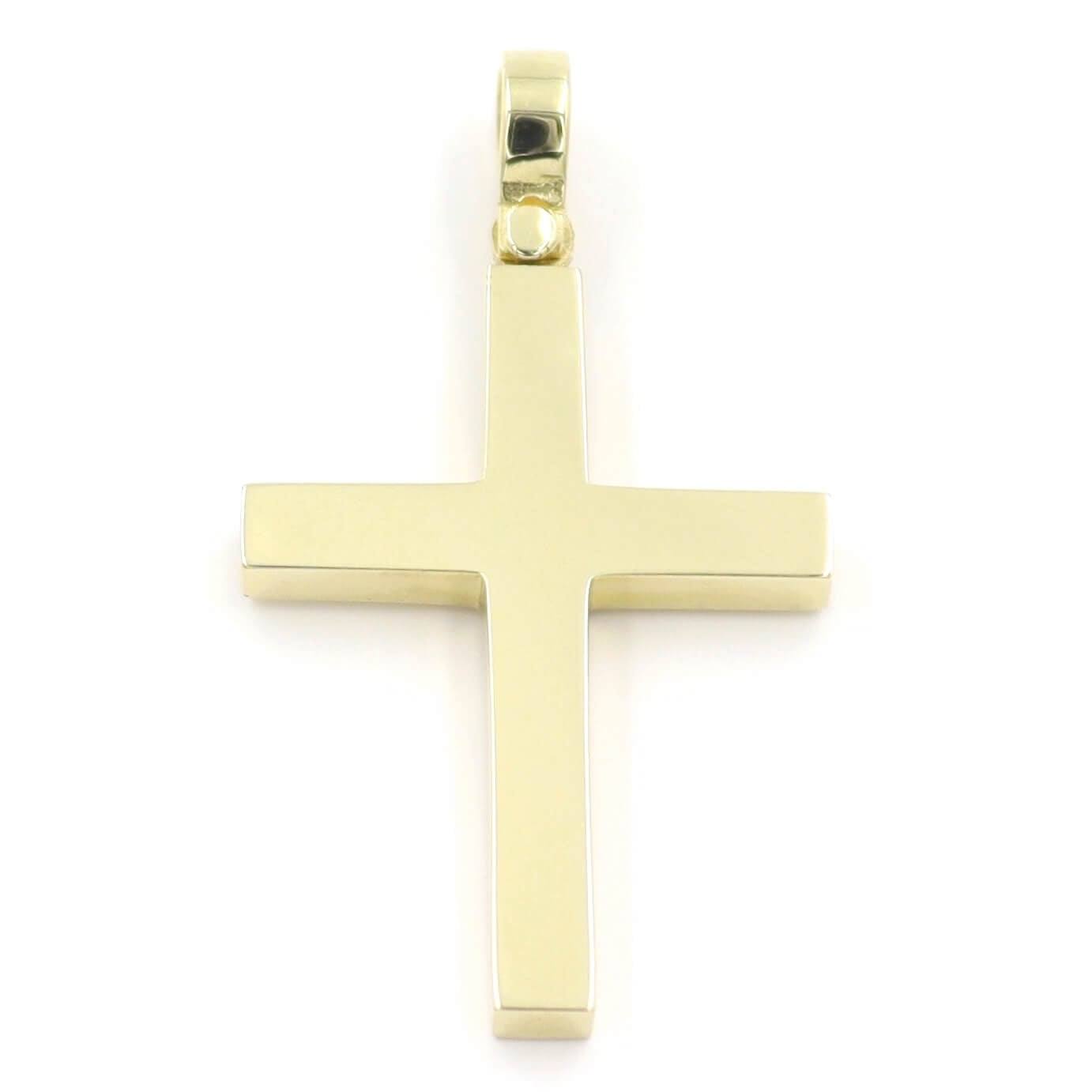 Βαπτιστικός σταυρός με λεία επιφάνεια για αγόρι
