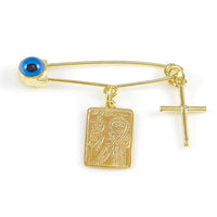 Ασημένιο φυλαχτό - Orange - Kosmima