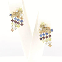 Ασημένια σκουλαρίκια με επιχρύσωση 18 καρατίων